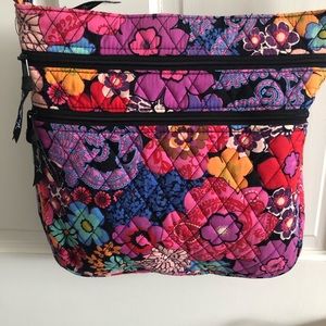 Vera Bradley triple zip hipster